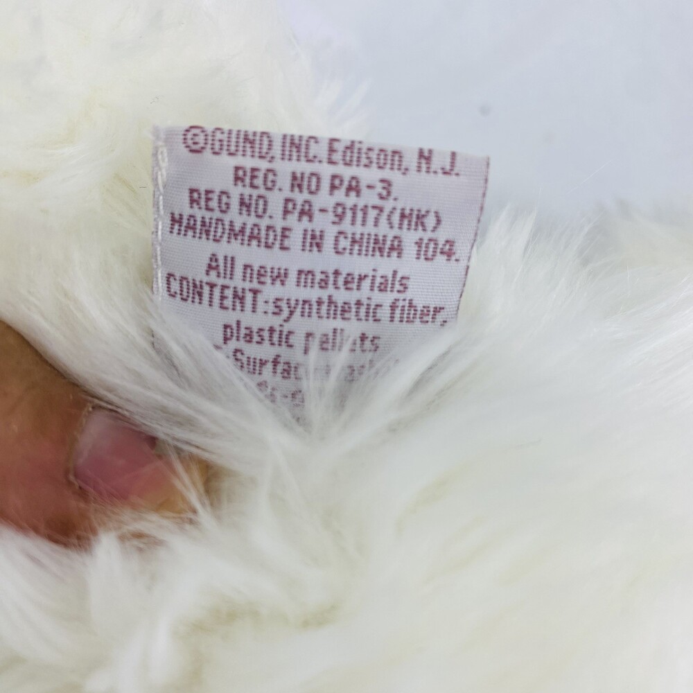 2001 Gund For Victoria’s Secret Stuffed Westie Dog in Plaid Sweater Lola NWTs - Picture 8 of 11